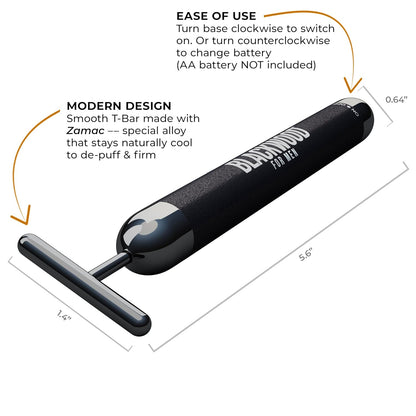 Eye Roller Facial Skincare Massager - Spa Jade Roller Alternative - Fights Puffy Eyes, Dark Circles, & Crow'S Feet - Skin Tightening Self-Care Treatment